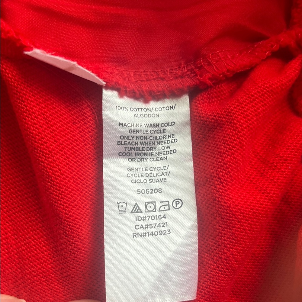 LOFT Bright Red Knit Drawstring Mini Skirt - Picture 3 of 4